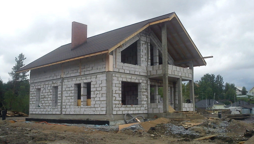 Строительство коробки дома